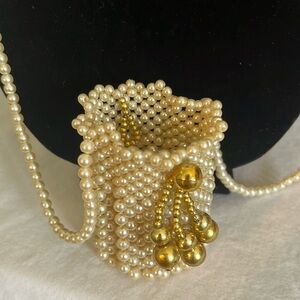 Beaded mini purse/ necklace